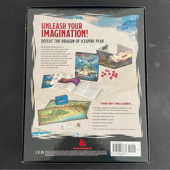 Dungeons & Dragons Essentials Kit (D&D Boxed Set - Incomplete) - Picture 2 of 3